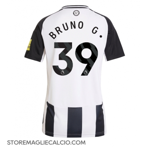 Newcastle United Bruno Guimaraes #39 Maglia Gara Casa Repliche 2024-25 Donna Maniche Corte Newcastle United Bruno Guimaraes #39 Maglia Gara Casa Repliche 2024-25 Donna Maniche Corte